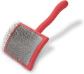 Big G Dog Slicker Brush – Professional Grooming Tool for Dogs | Fluff, Detangle & Style | Large Coral Pet Brush | DISHCOM